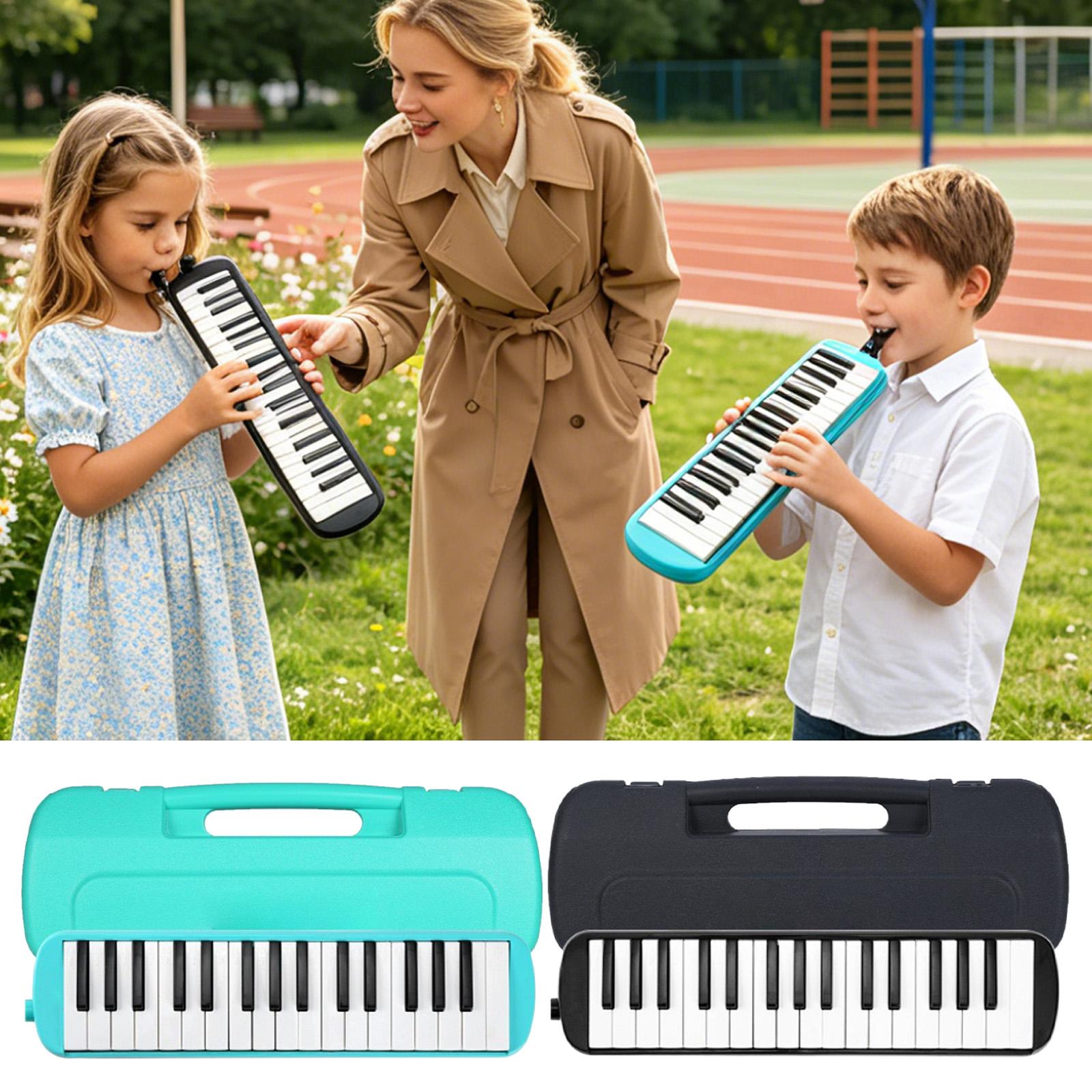 Musical Instrument Youtube - メロディカ楽器 32 キー初心者向けパーカッションおもちゃ ソフトロングチューブ付き 大人、ティーン、男の子、男性向けの楽器 教育用
