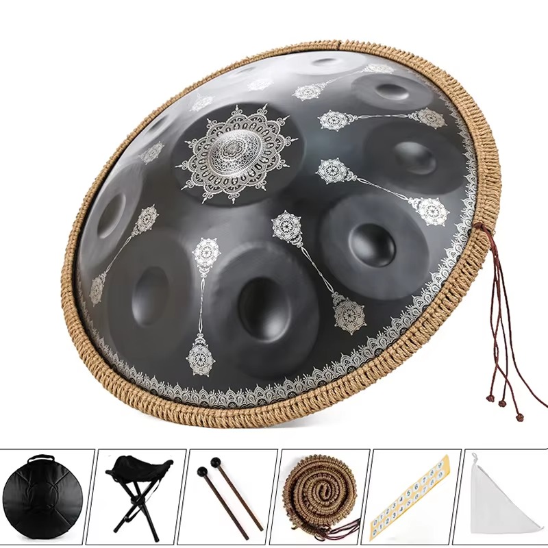 Musical Instrument Handpan - ハンドパン ドラム ディーアークライ 440Hz 432Hz エーテル楽器