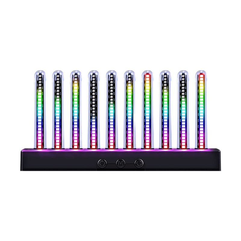 Musical Instrument Youtube - 装飾ライト ピックアップライト カラフルな音楽リズムライト 10 チューブ LED