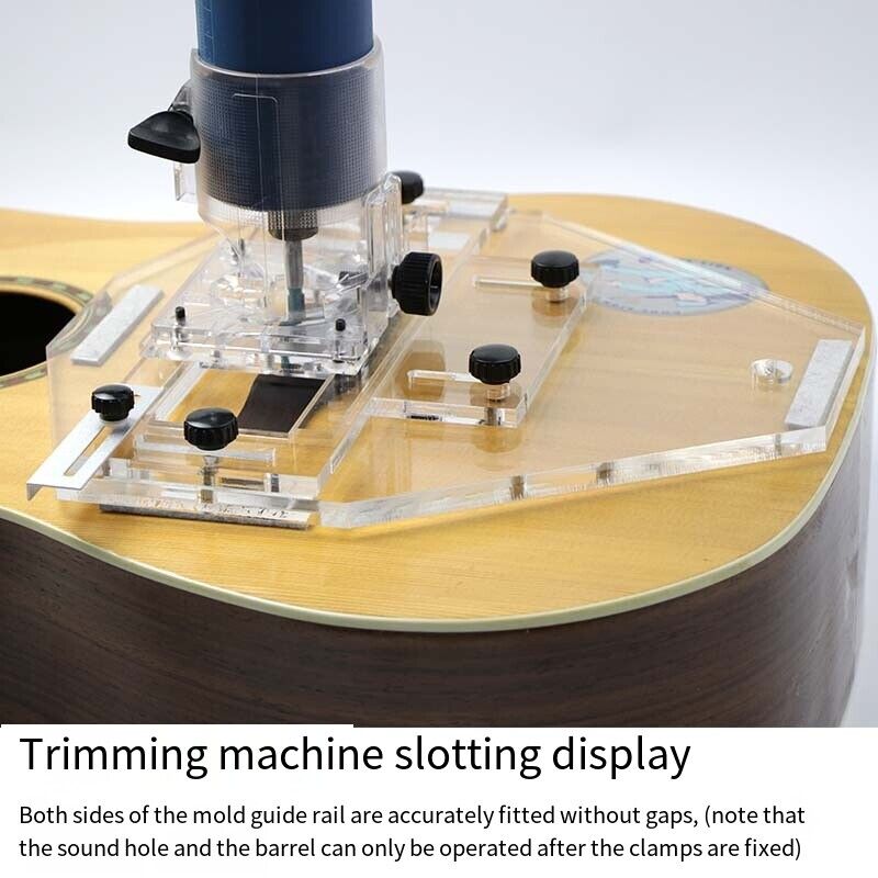 Musical Instrument Manufacturers - フォーククラシックギターブリッジスロットモールド下弦ナットスロット楽器製作および修理ツール