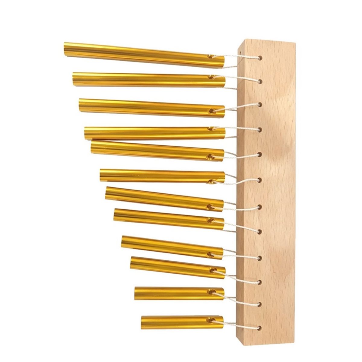 Musical Instrument Chimes - [828 セール] 12 ノートバーチャイム金属打楽器オルフウィンドチャイム、マレット付き、音楽療法、子供教育用