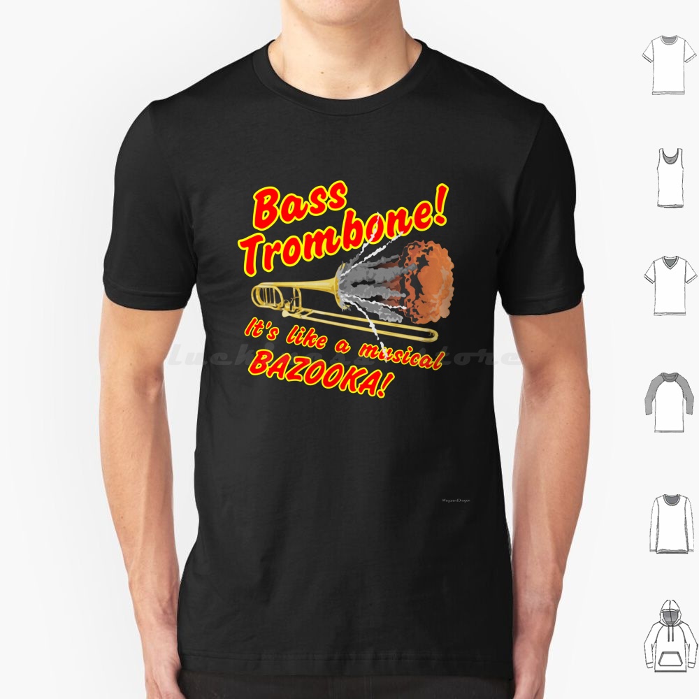 Musical Instrument Bazooka - バストロンボーンミュージカルバズーカ Tシャツ男性女性子供 6xl バンド面白いオタク趣味ユーモア楽器ジャズ音楽オーケストラベース