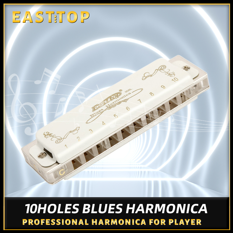 Musical Instrument Reed - Eastトップ10ホールハーモニカプロフェッショナルブルースダイトニックハーモニカ初心者、プレーヤー、ギフト用
