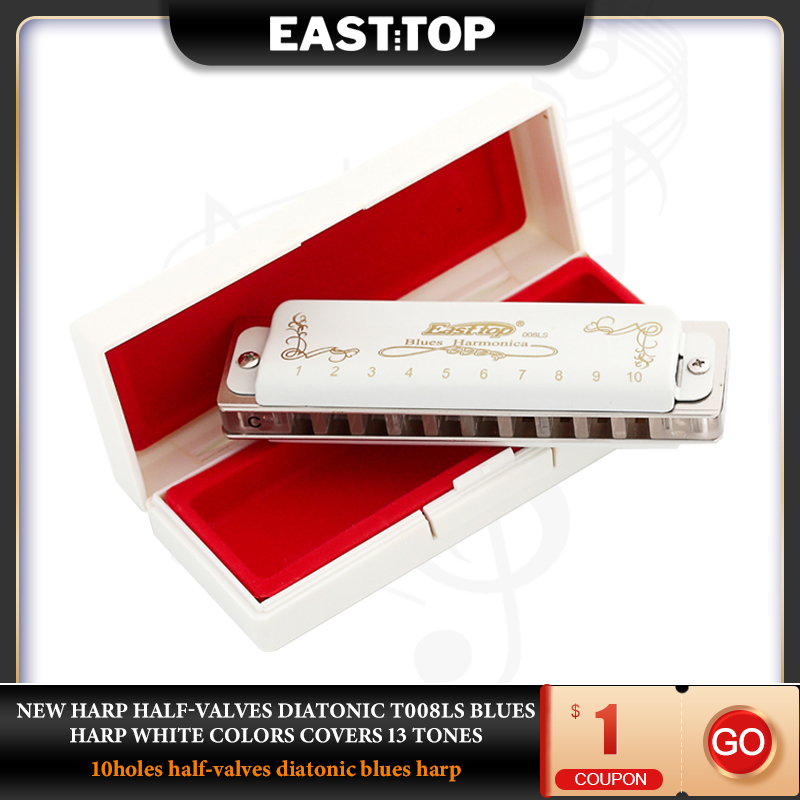 Musical Instrument Reed - Easttop-ハーモニカ用のスペアパーツ,10穴,20トーン,プロの楽器,T008ls