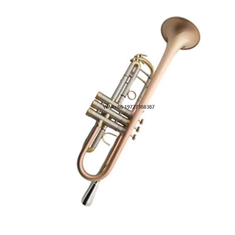 Musical Instrument Manufacturers - メーカーは、Dフラット調の小型金管楽器、ブラッシュ仕上げで重量感のあるブラスホーンを販売しています。