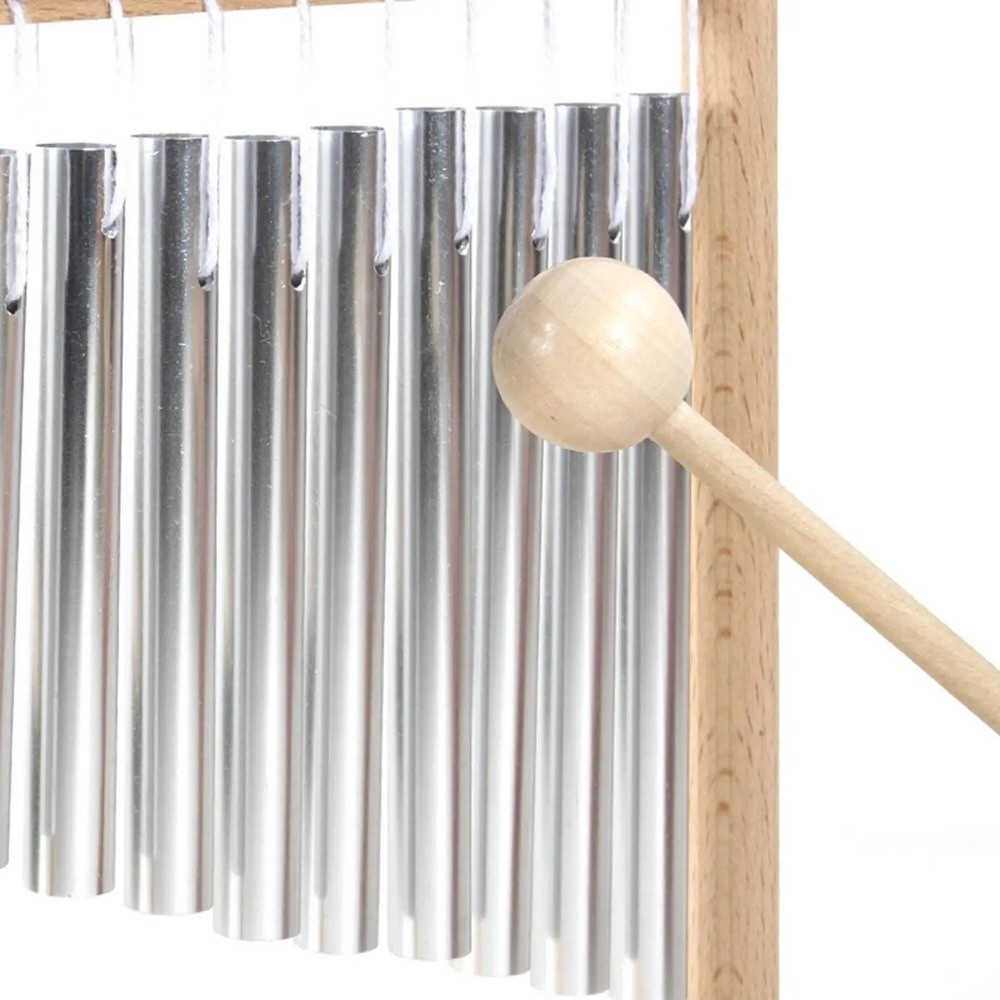 Musical Instrument Chimes - 木製瞑想用ミュージカルチャイム 正確な協調性のあるデザインの楽器 早期教育用楽しいパーカッション楽器