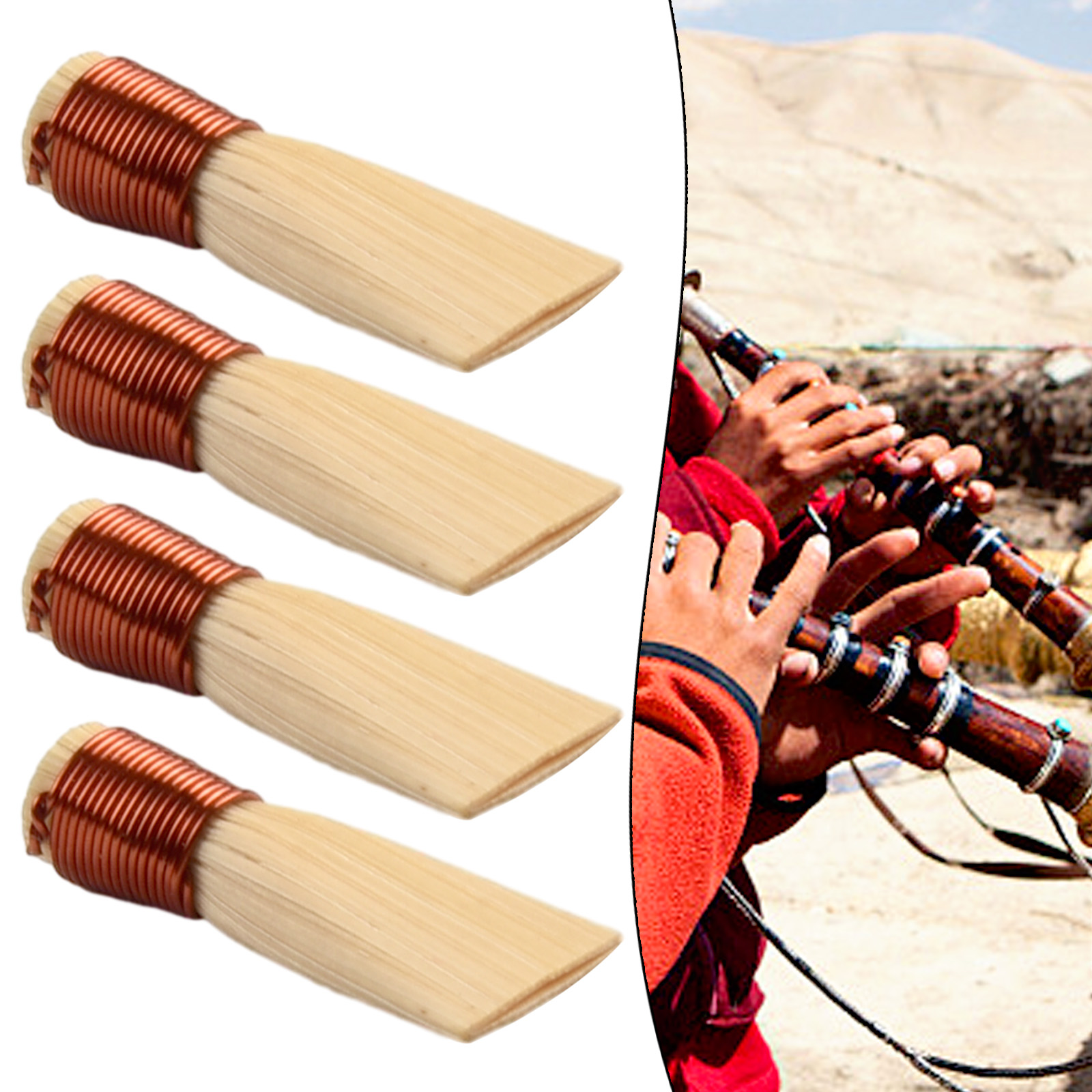 中国の民族楽器用に作られたスオナリードホイッスル4個セット。 - Musical Instrument Reed のレビューと価格