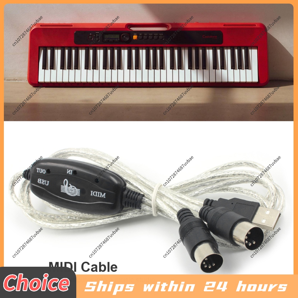 プロフェッショナル MIDI ケーブル USB IN-OUT - Musical Instrument Of Keyboard のレビューと価格