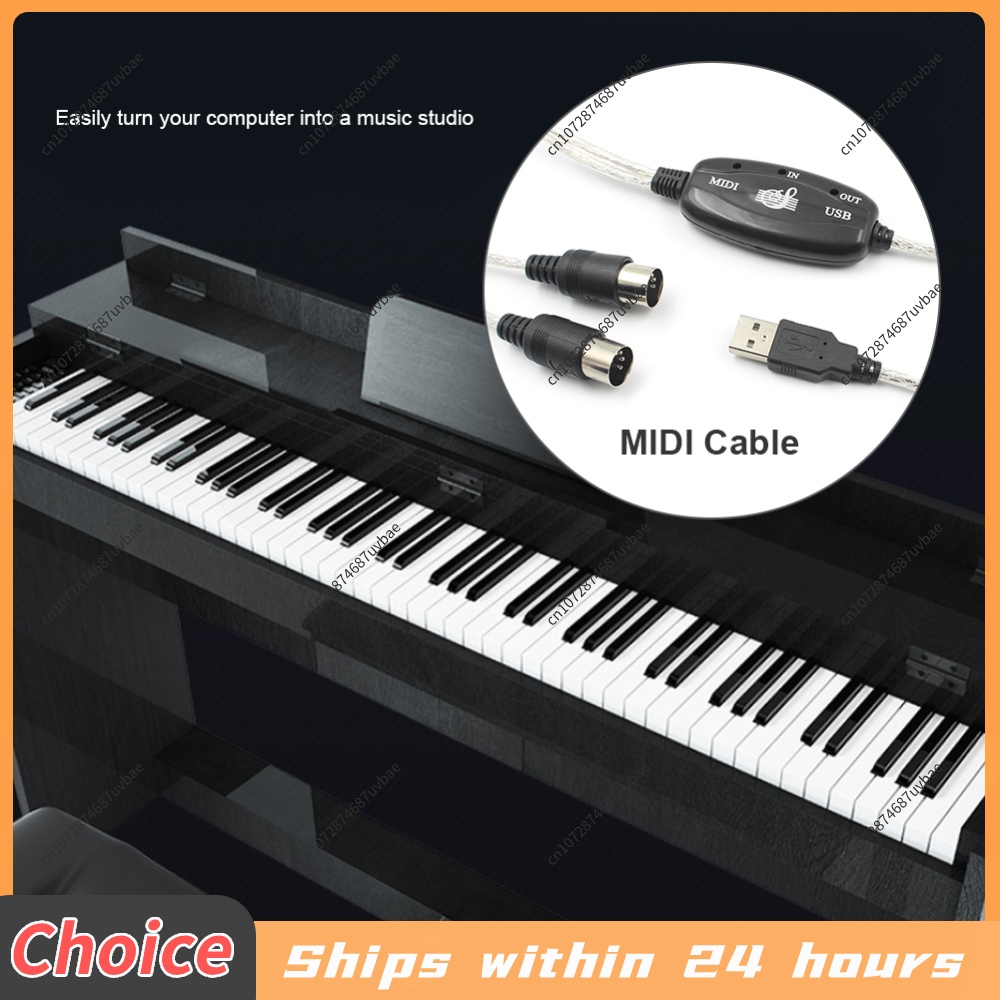 プロフェッショナル MIDI ケーブル USB IN-OUT - Musical Instrument Of Keyboard のレビューと価格