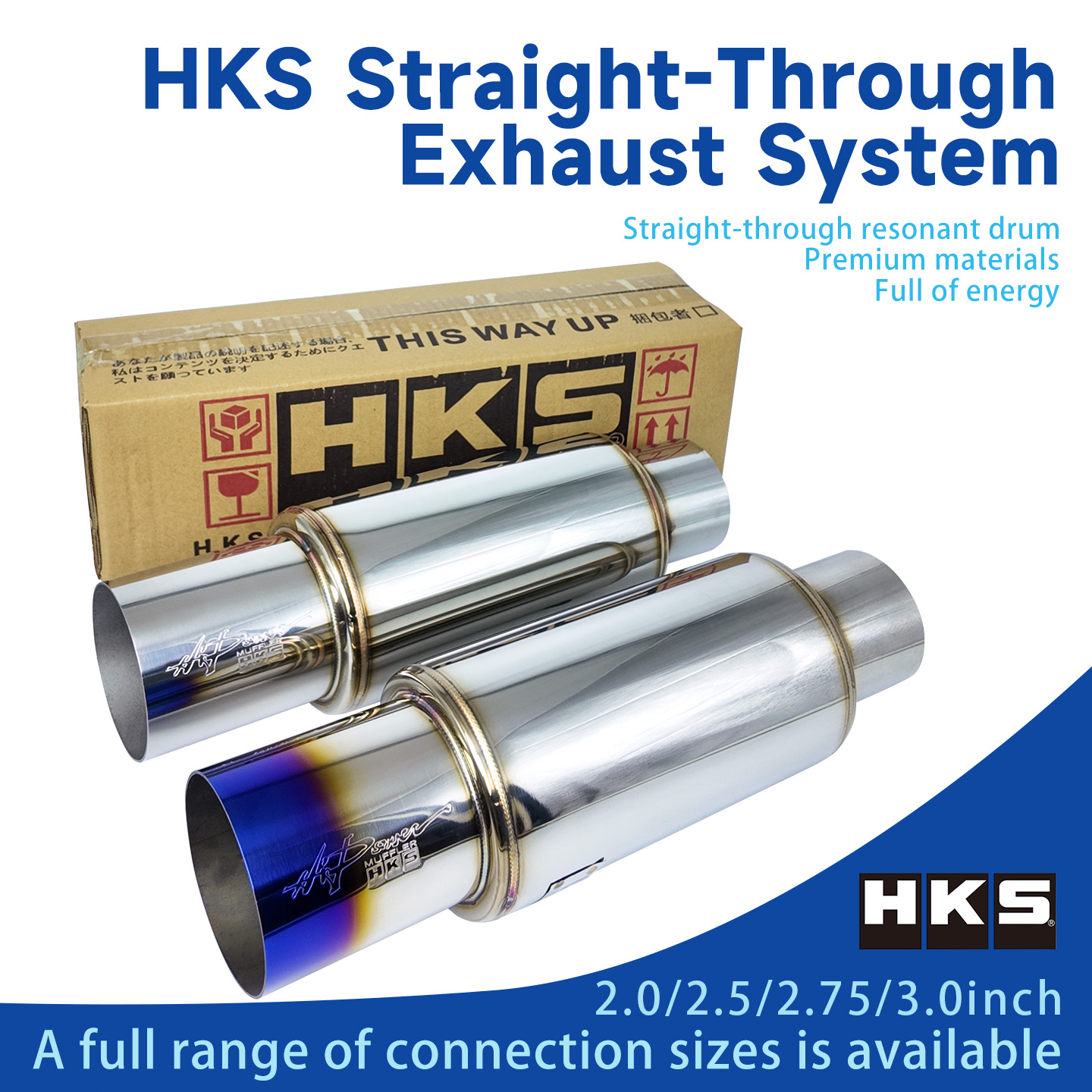 HKS 51 63 70 76-89mmステンレス製リアマフ - Musical Instrument Pipe のレビューと価格