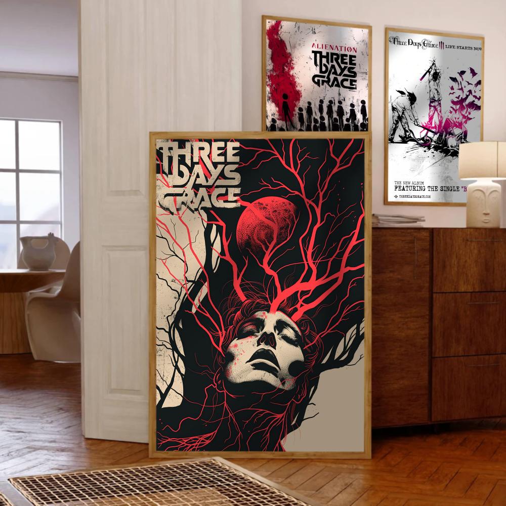 3 つの D-Days G-Grace ポスター音楽アルバム - Musical Instrument Painting のレビューと価格