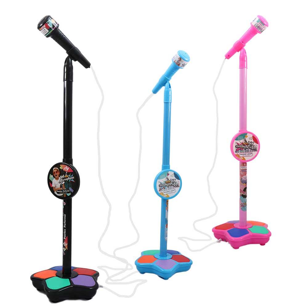 スタンド付き教育用カラオケ LEDライトマイク 歌唱マイク  - Song With Musical Instrument のレビューと価格