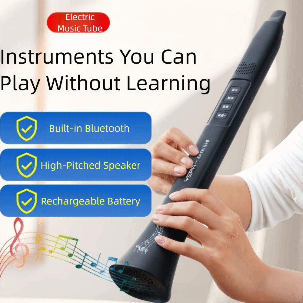 ポータブル電気音楽管 Bluetooth 接続マルチトーン電 - Musical Instrument Youtube のレビューと価格
