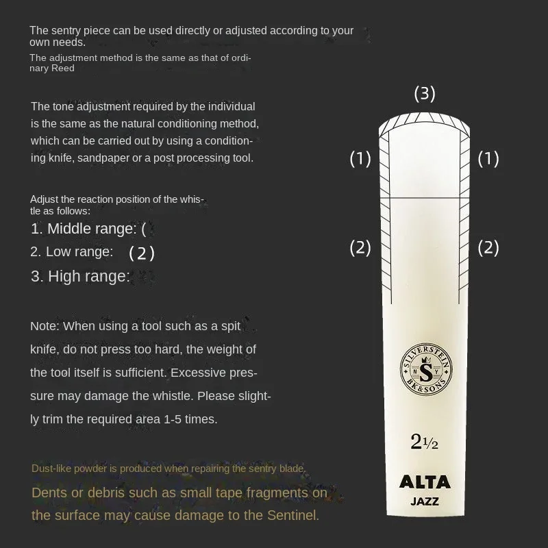 バリトン アッパーベースリード、シルバーストーン アメリカン - Musical Instrument Reed のレビューと価格