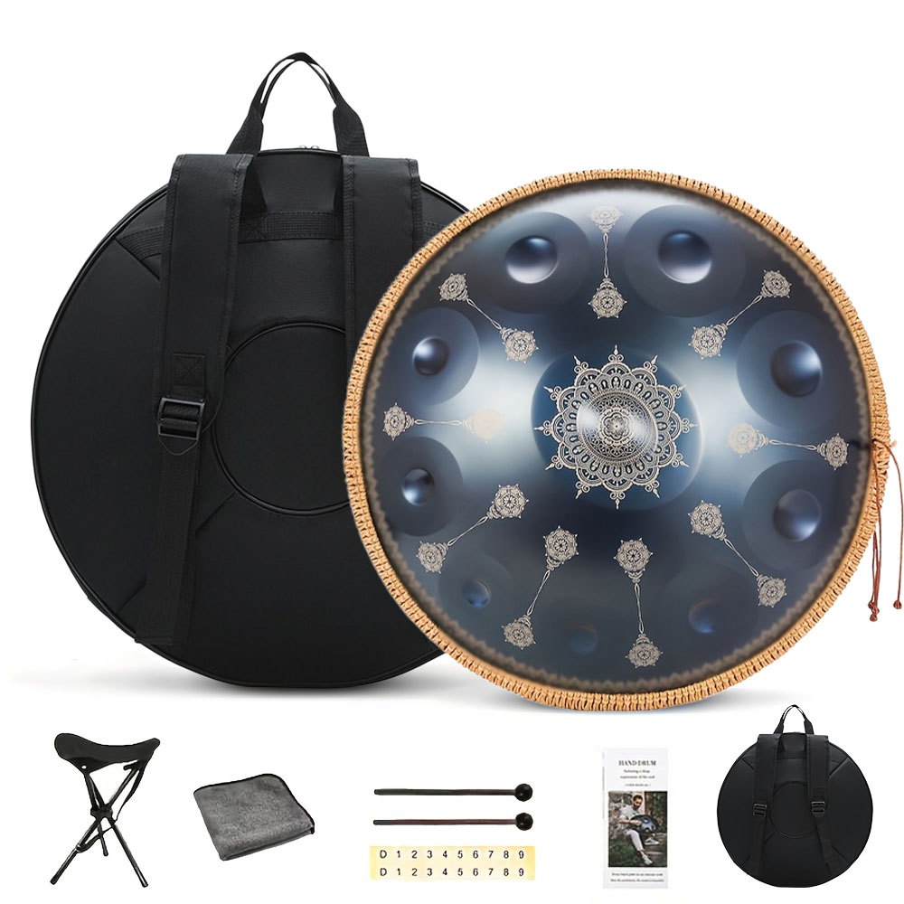 10音ハンドパン・ドラム 22インチ彫刻模様入りハンドパン・ - Musical Instrument Handpan のレビューと価格
