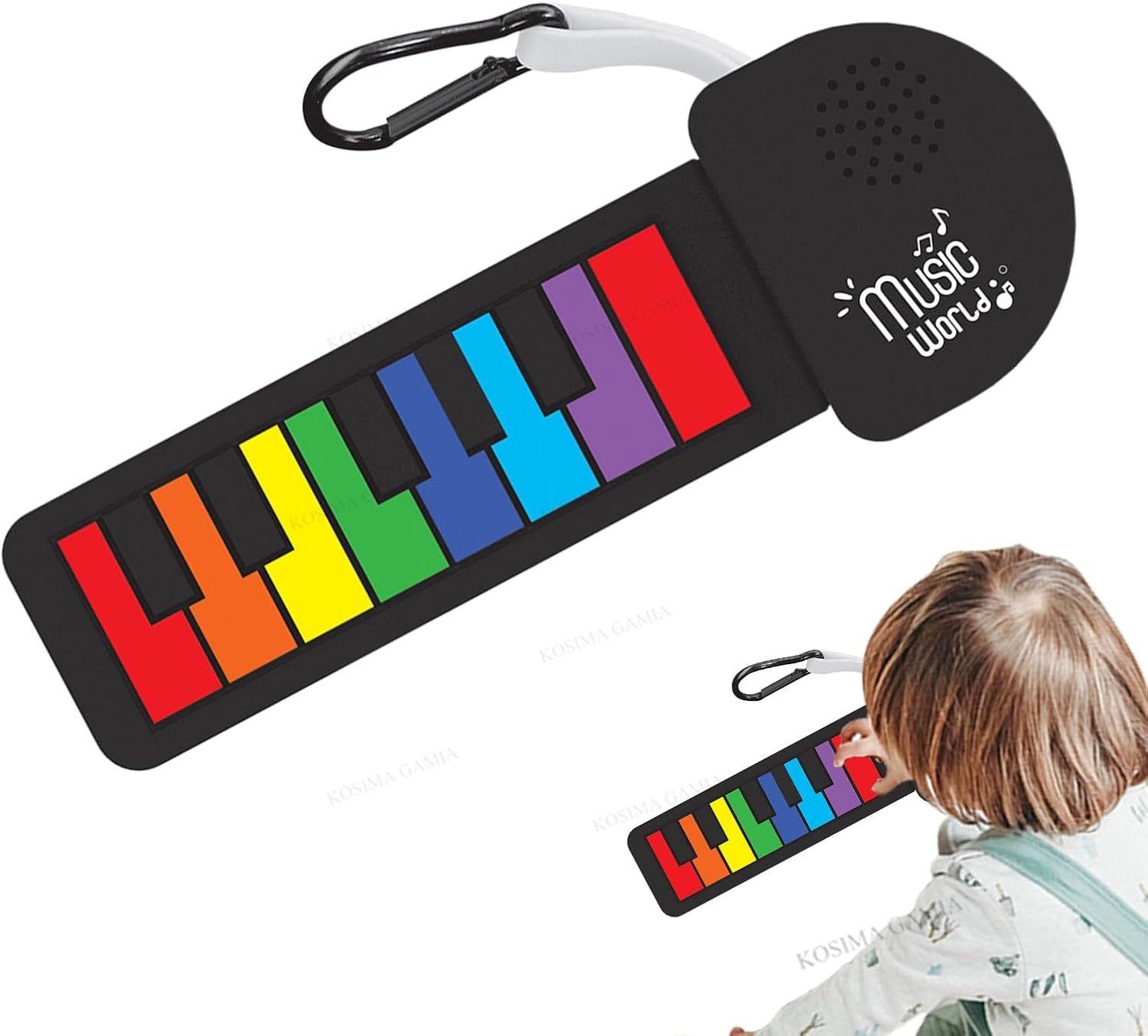 ロールアップ電子ピアノ シリコン製電動折りたたみピアノキーボ - Musical Instrument Of Keyboard のレビューと価格