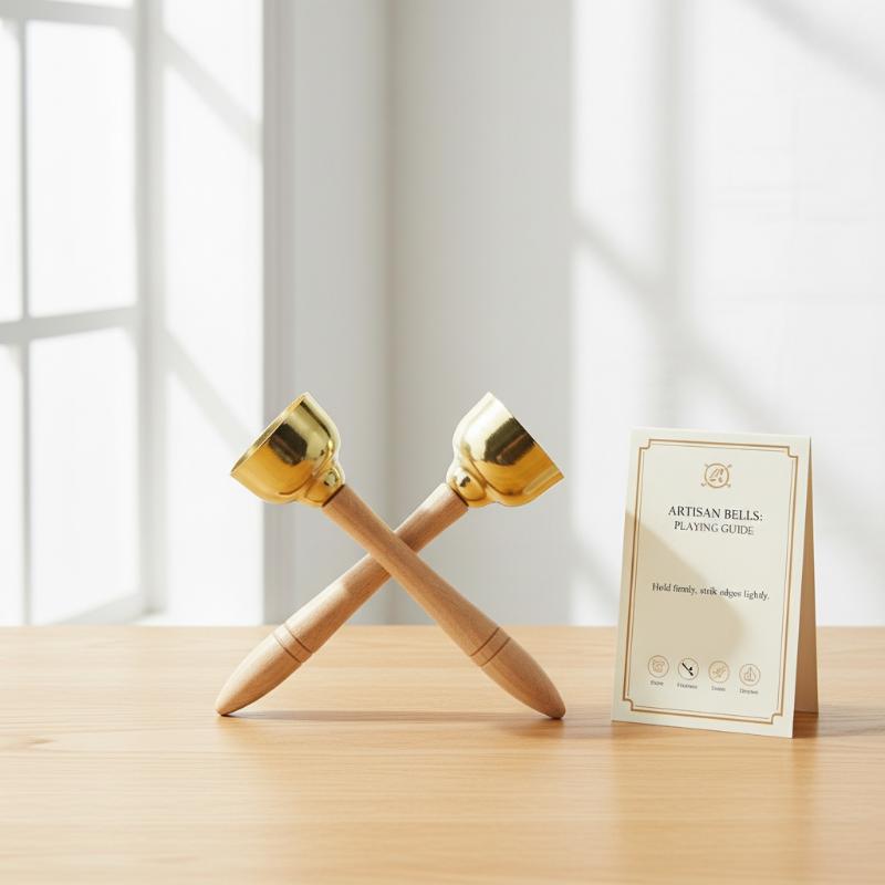打楽器キッズベル 2個入り 弦付きハンドル付き 就学前音楽教 - Musical Instrument Chimes のレビューと価格