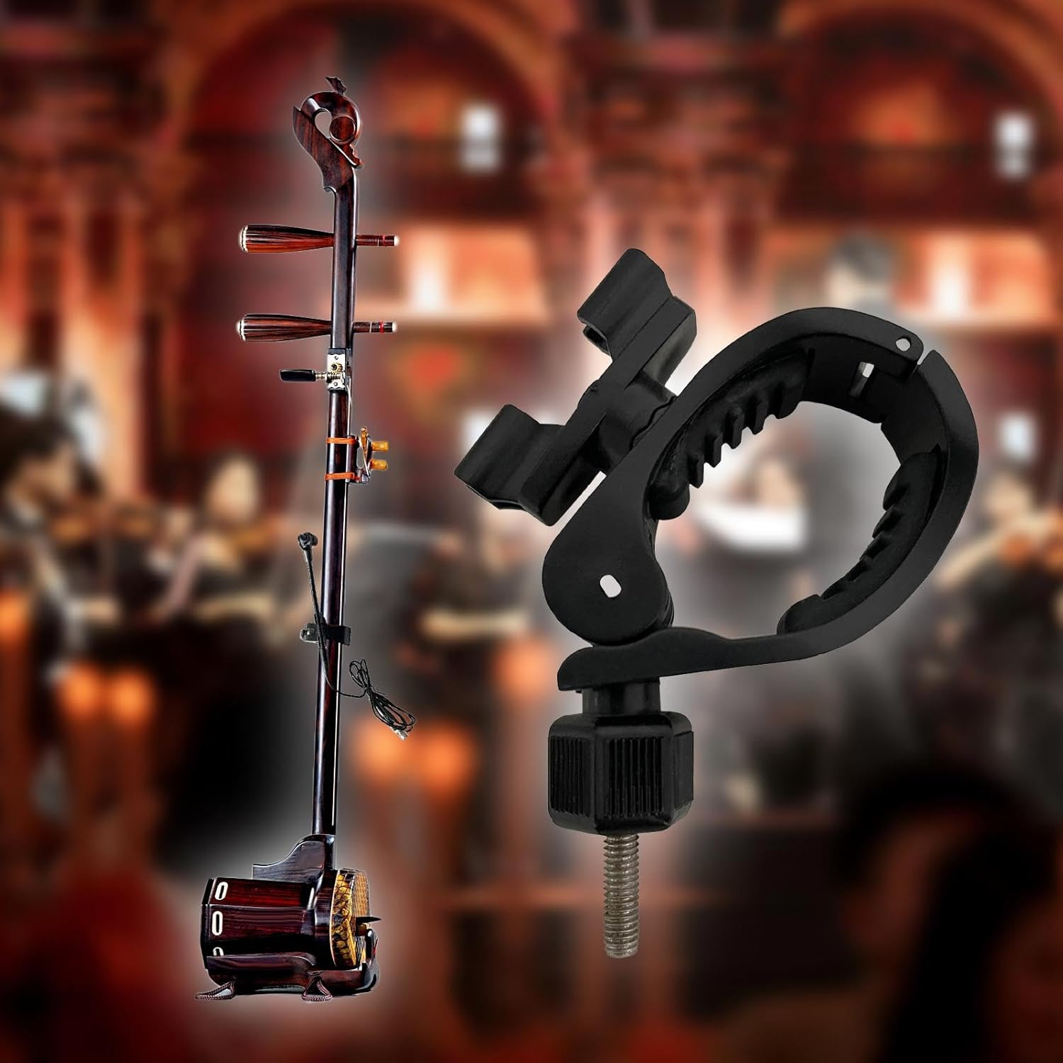フルートクリップマイクはフルート楽器用マイクホルダーと呼ばれ - Musical Instrument In Orchestra のレビューと価格