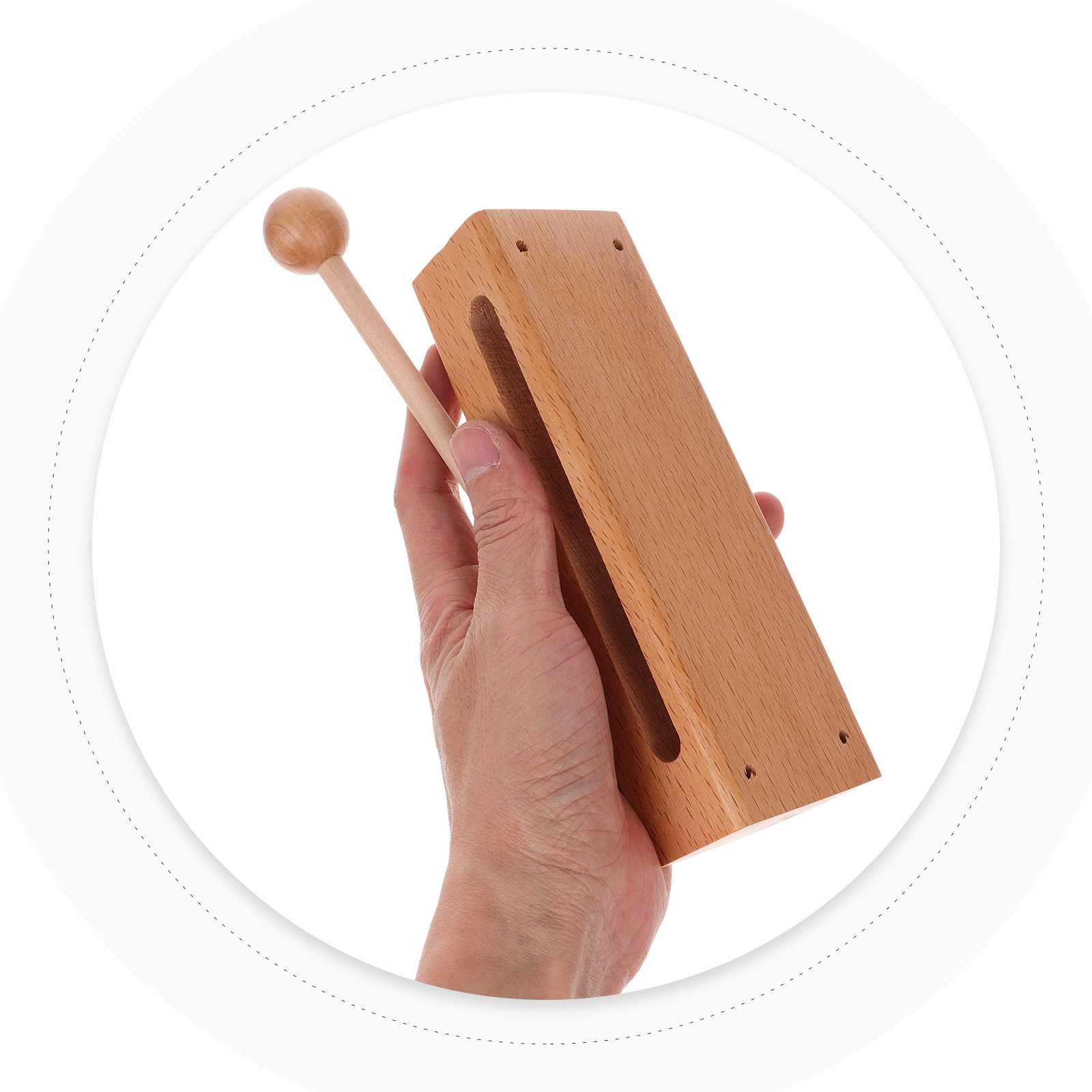 木製ブロックオルフ楽器、頑丈な木製パーカッションスティック、 - Musical Instrument Chimes のレビューと価格