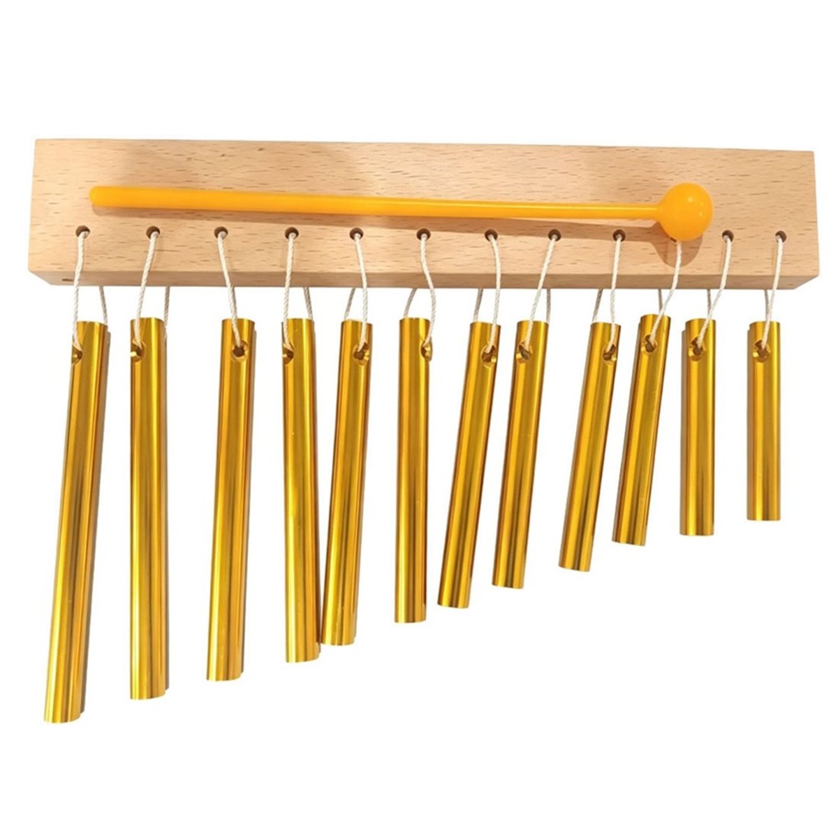[828 セール] 12 ノートバーチャイム金属打楽器オルフ - Musical Instrument Chimes のレビューと価格