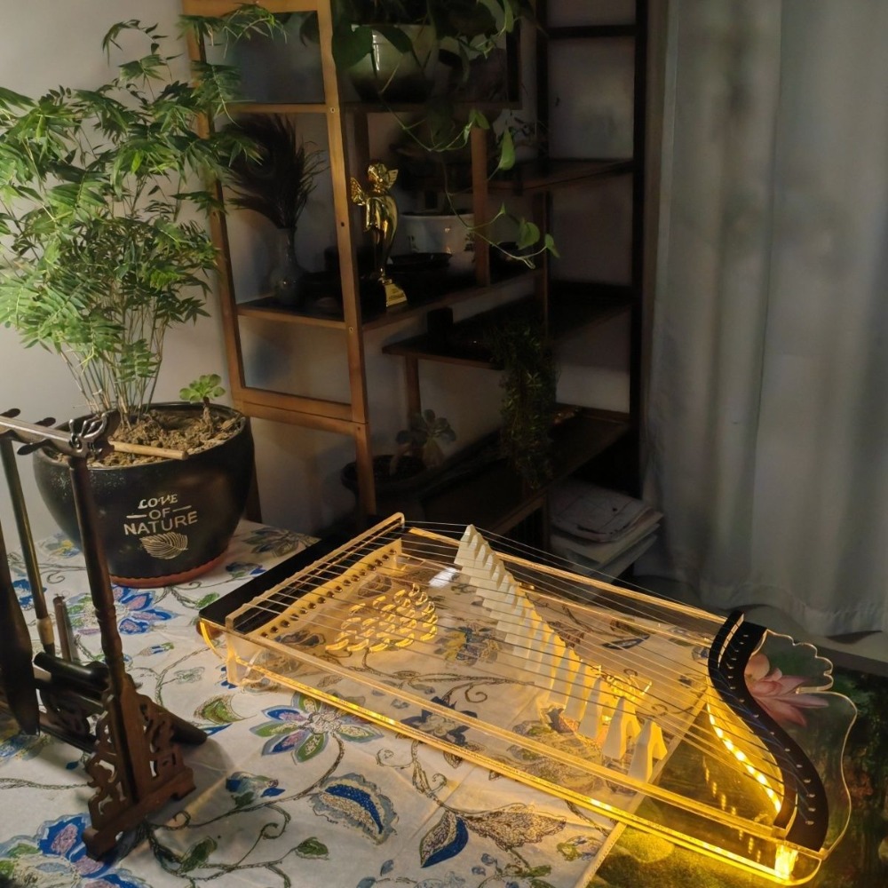 16 弦古正初心者練習癒し夜光透明ミニ古正 66 センチメー - Musical Instrument Oud のレビューと価格