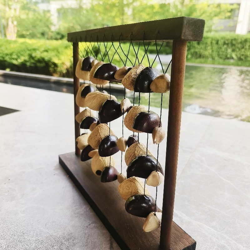 フルーツシェル風鈴瞑想ベルヨガリラックスサウンドヒーリングチ - Musical Instrument Chimes のレビューと価格