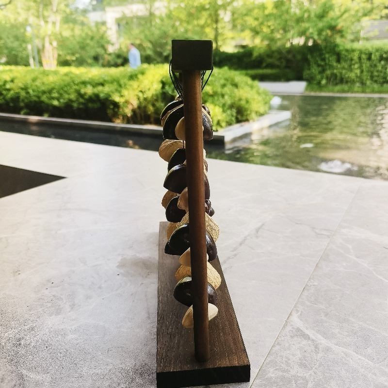 フルーツシェル風鈴瞑想ベルヨガリラックスサウンドヒーリングチ - Musical Instrument Chimes のレビューと価格
