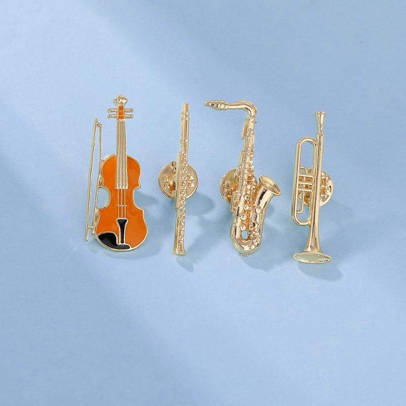 1個入り シンフォニーオーケストラバッジ 面白い楽器 エナメ - Musical Instrument In Orchestra のレビューと価格