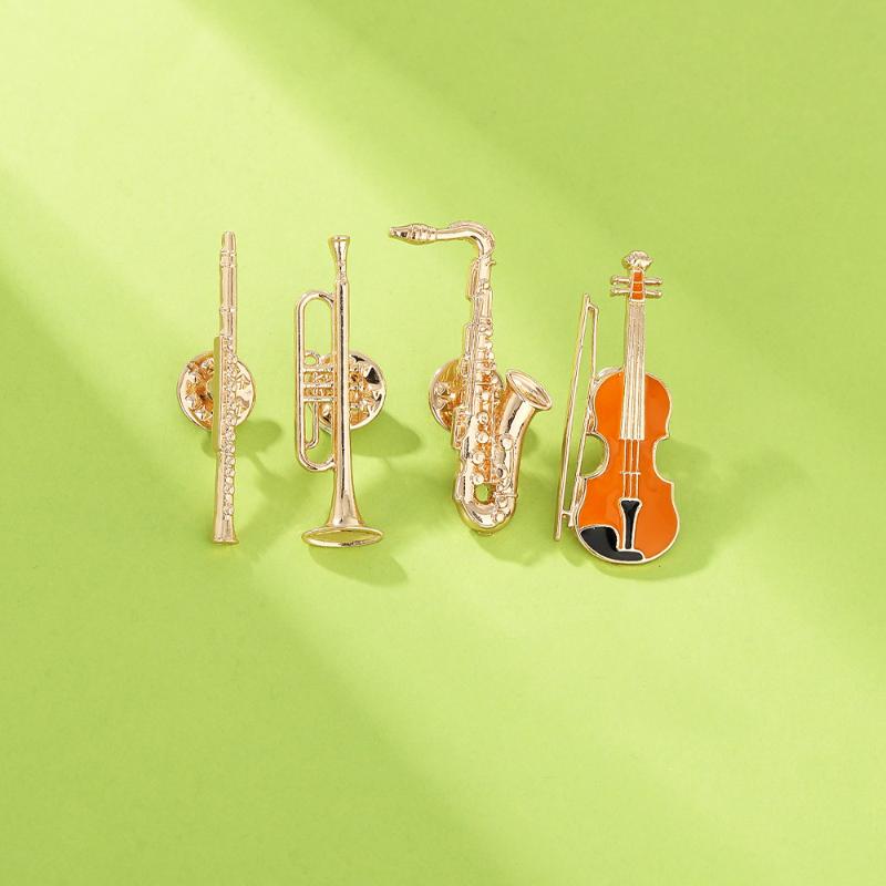 1個入り シンフォニーオーケストラバッジ 面白い楽器 エナメ - Musical Instrument In Orchestra のレビューと価格