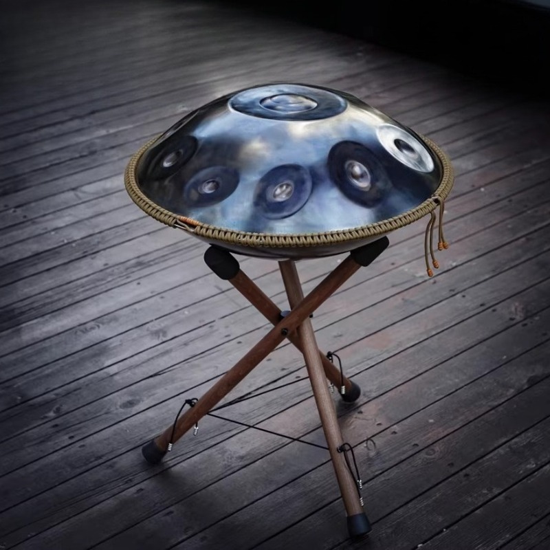 無垢材ハンドパンスタンド手作り調整可能安定耐久性のある三角形 - Musical Instrument Handpan のレビューと価格
