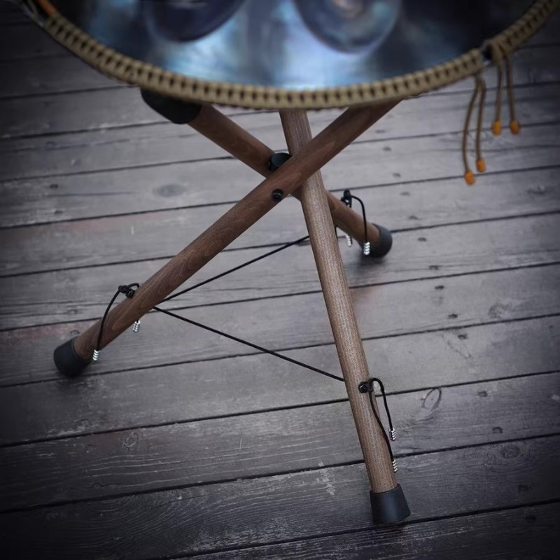 無垢材ハンドパンスタンド手作り調整可能安定耐久性のある三角形 - Musical Instrument Handpan のレビューと価格