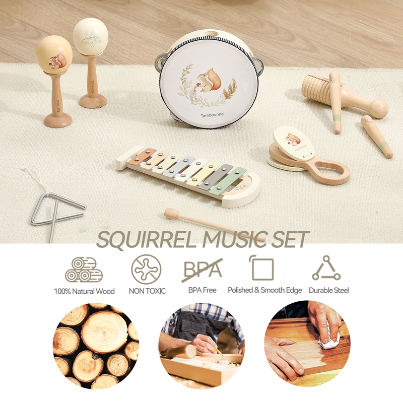 ベビーミュージックトイ マラカス ドラム シロフォン 子供用 - Musical Instrument Manufacturers のレビューと価格
