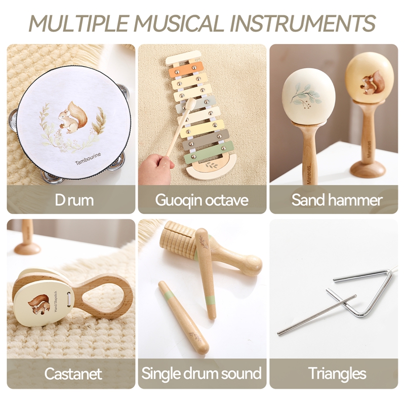 ベビーミュージックトイ マラカス ドラム シロフォン 子供用 - Musical Instrument Manufacturers のレビューと価格