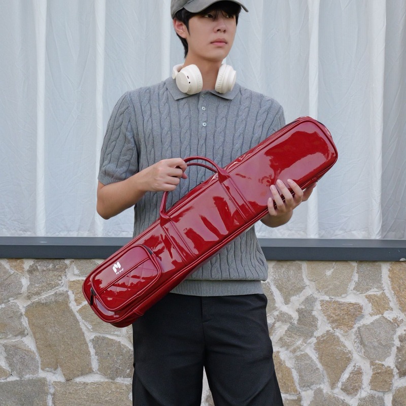 漆塗り竹製フルートバッグ 防水 耐衝撃 ポータブル ワンショ - Musical Instrument Flute のレビューと価格