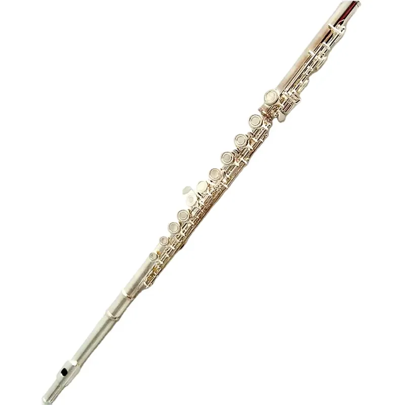 16/17穴銀メッキフルート、オープンキー、プロ仕様、ステー - Musical Instrument In Orchestra のレビューと価格