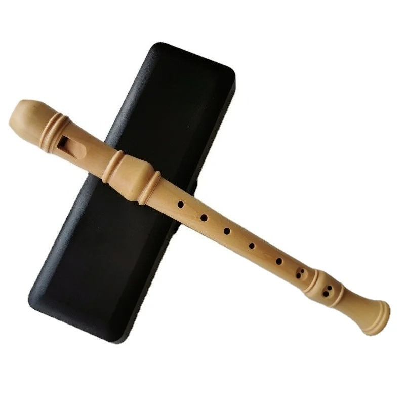 3ブロックソリッドメープルウッド8穴ソプラノリコーダーバロッ - Musical Instrument German のレビューと価格